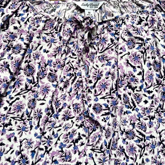 Lucky Brand Peasant Top Medium - Picture 4 of 8